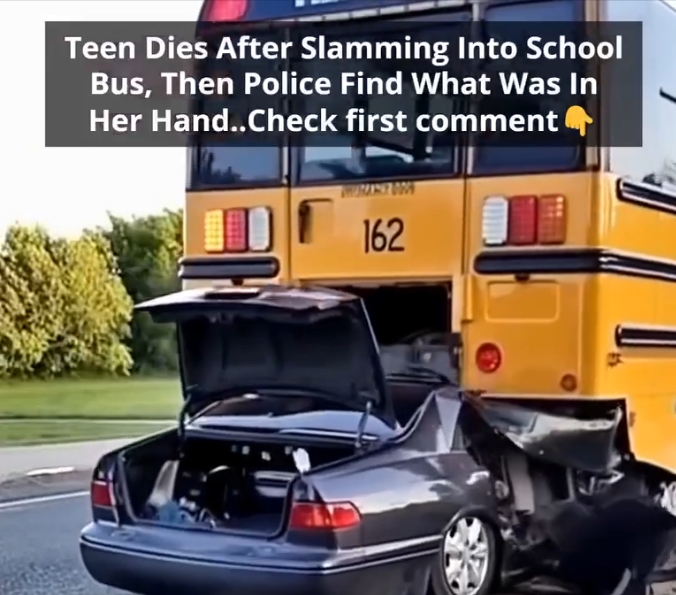 Teen Dies After Slamming Into School Bus, Then Police Find What Was In ...