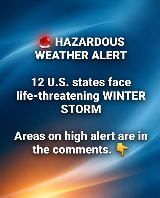 12 US States Face Hazardous Winter Storm Warnings — Weather Forecast ...